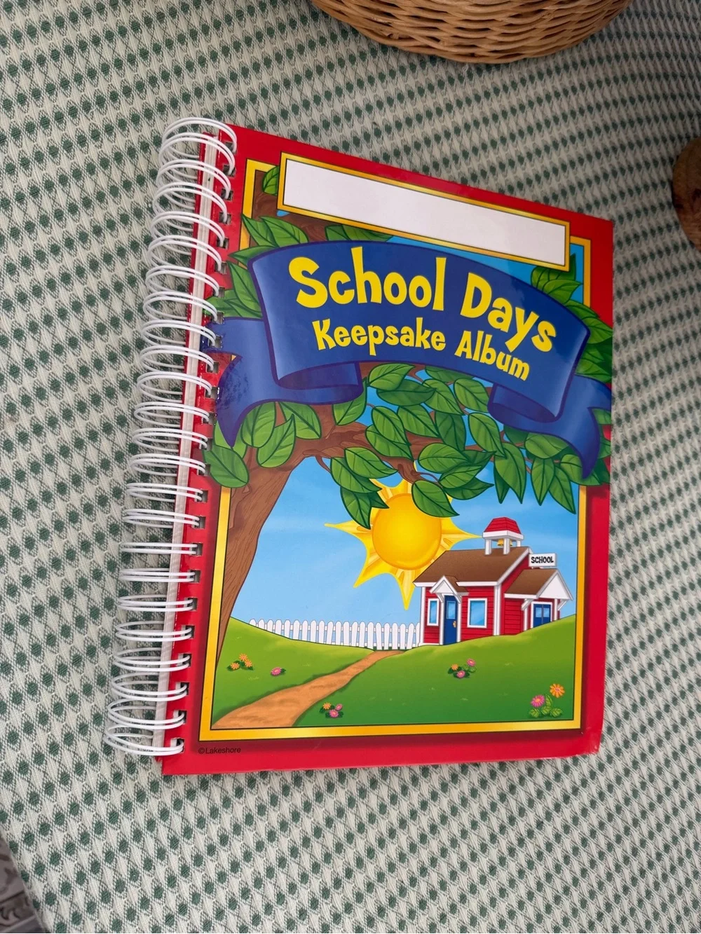 New School Keepsake Album Preschool - 12th Grade School Days Keepsake Album Red